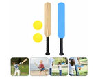 1 Set Children Cricket Set Outdoor Cricket Bat Portable Cricket Training Stick Plastic Bat For Cricket Sports Cricket Bat Retro Cricket Bat