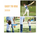 1 Set Children Cricket Set Outdoor Cricket Bat Portable Cricket Training Stick Plastic Bat For Cricket Sports Cricket Bat Retro Cricket Bat