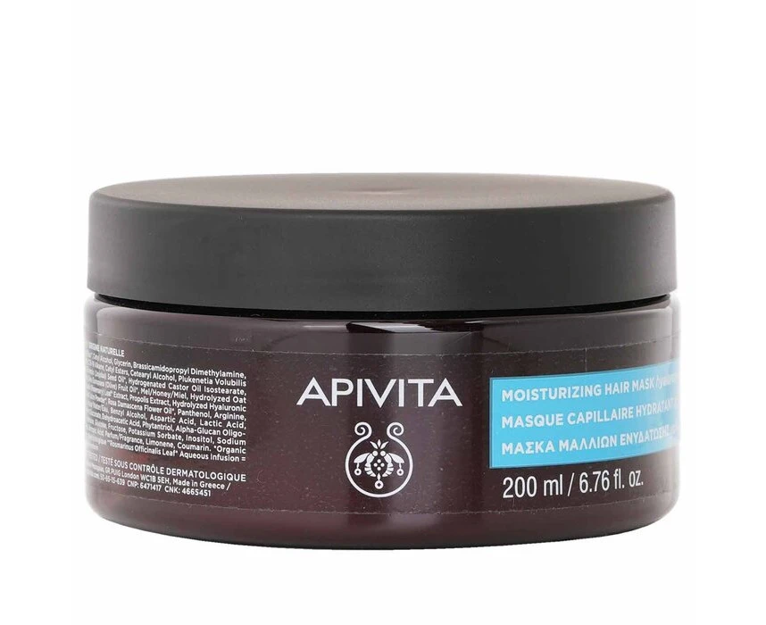 Apivita Moisturizing Hair Mask Hyaluronic Acid & Aloe 200ml