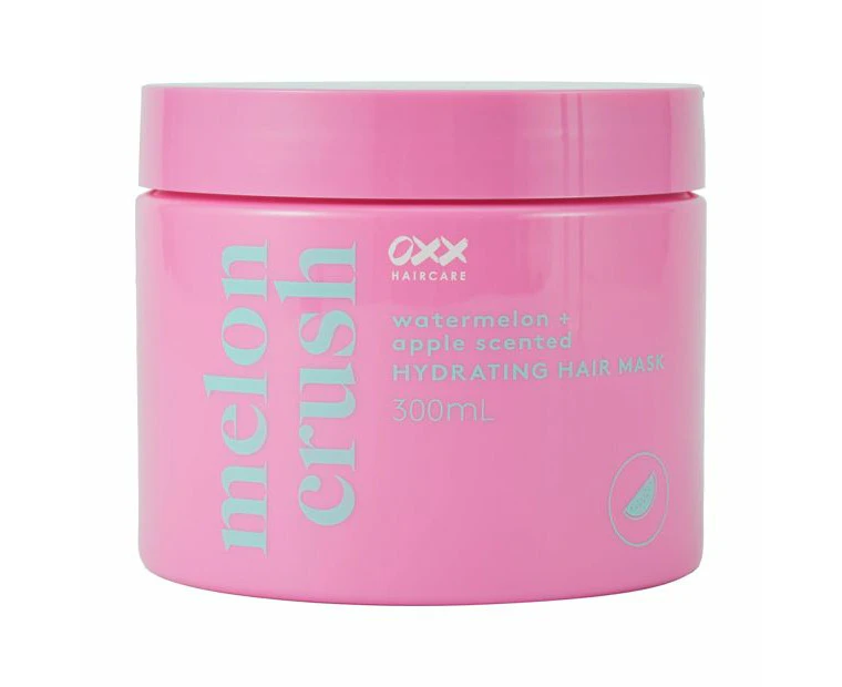 Melon Crush Hydrating Hair Mask 300ml, Watermelon and Apple - OXX Haircare