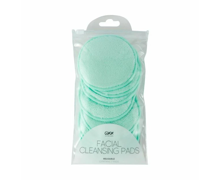 7 Pack Facial Cleansing Pads, Mint - OXX Skincare