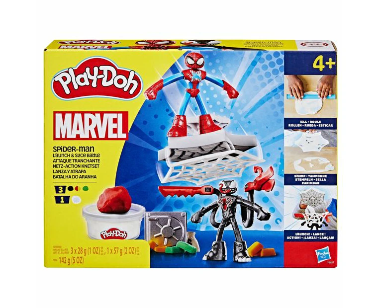 Play-Doh Spider-Man Launch And Slice Battle