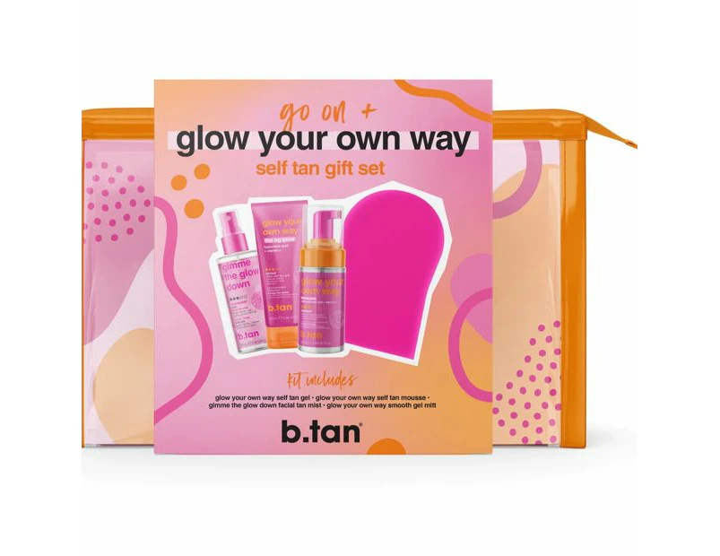 b.tan Go On + Glow Your Own Way Self Tan Gift Set