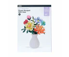 555 Piece Mini Blocks Flower Series: Flower Bouquet with Vase Playset