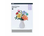 555 Piece Mini Blocks Flower Series: Flower Bouquet with Vase Playset