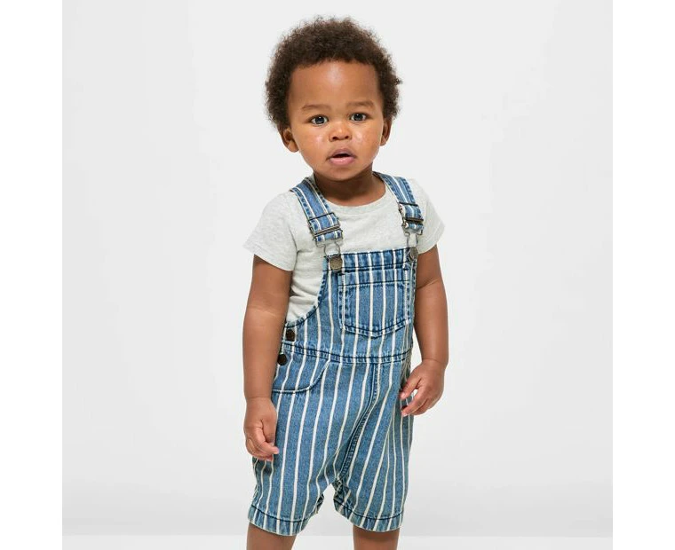 Target Baby Organic Cotton Unisex Denim Shortall