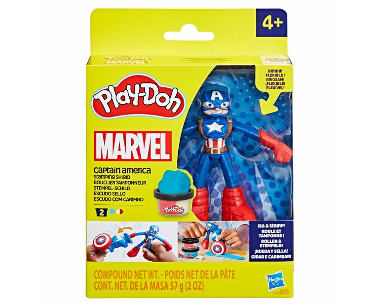 Play-Doh Marvel Captain America Stamping Shield Playset