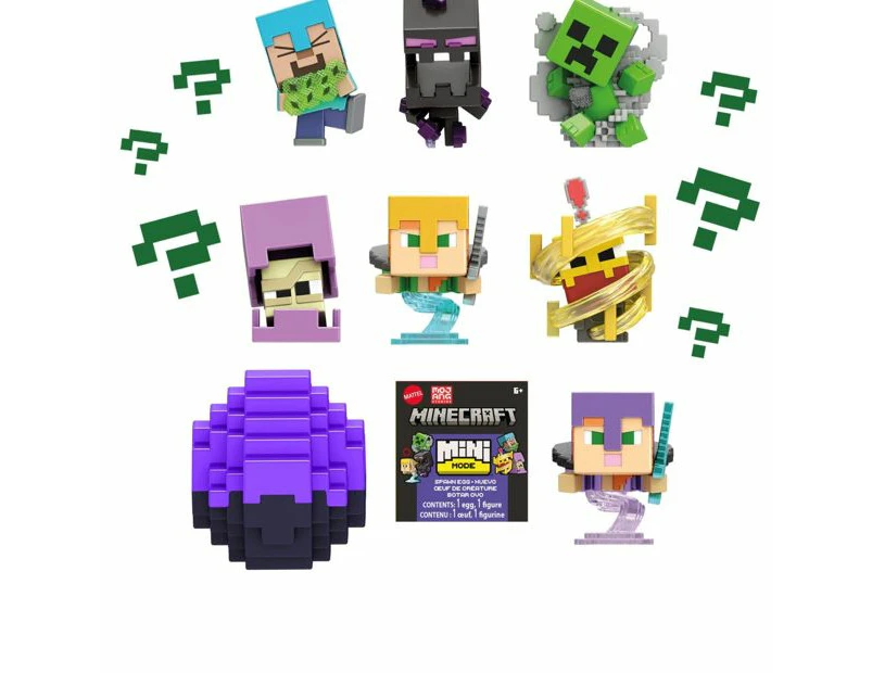 Minecraft Mini Mode Spawn Egg Figures - Assorted*