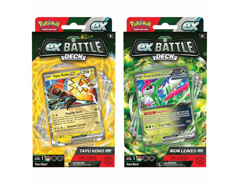 Pokemon TCG: Tapu Koko ex / Iron Leaves ex Battle Deck - Assorted*