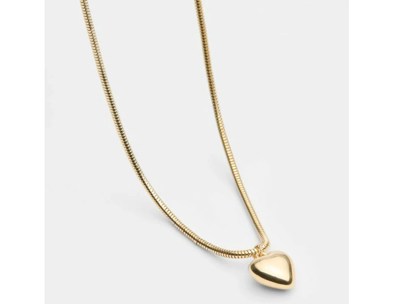 Target Puffy Heart Necklace