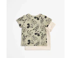 Baby Disney Mickey & Pals Organic Cotton Print T-shirt 2 Pack