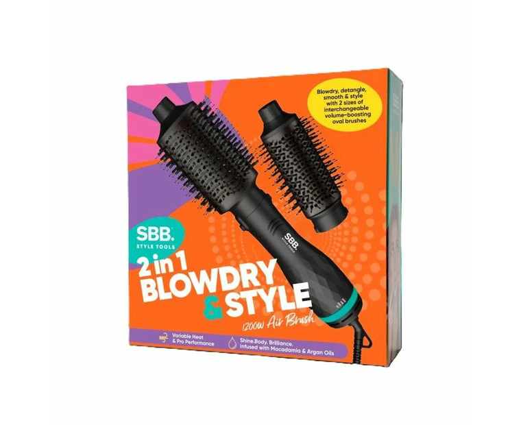 Homedics SBB Dry & Style 1200W Air Styler, Black