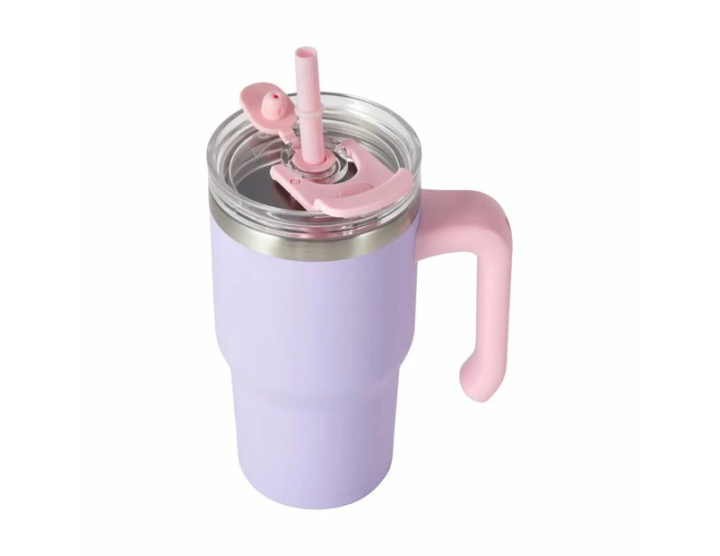 600ml Purple Tumbler with Handle - Anko