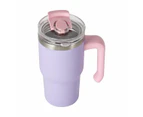 600ml Purple Tumbler with Handle - Anko