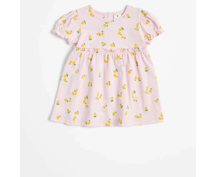 Target Baby Organic Cotton  Jersey Dress - Lemons