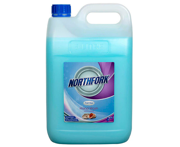 Northfork 5L Liquid Hand Wash Gentle Cleaner Care Soap pH Neutral Pearl Blue