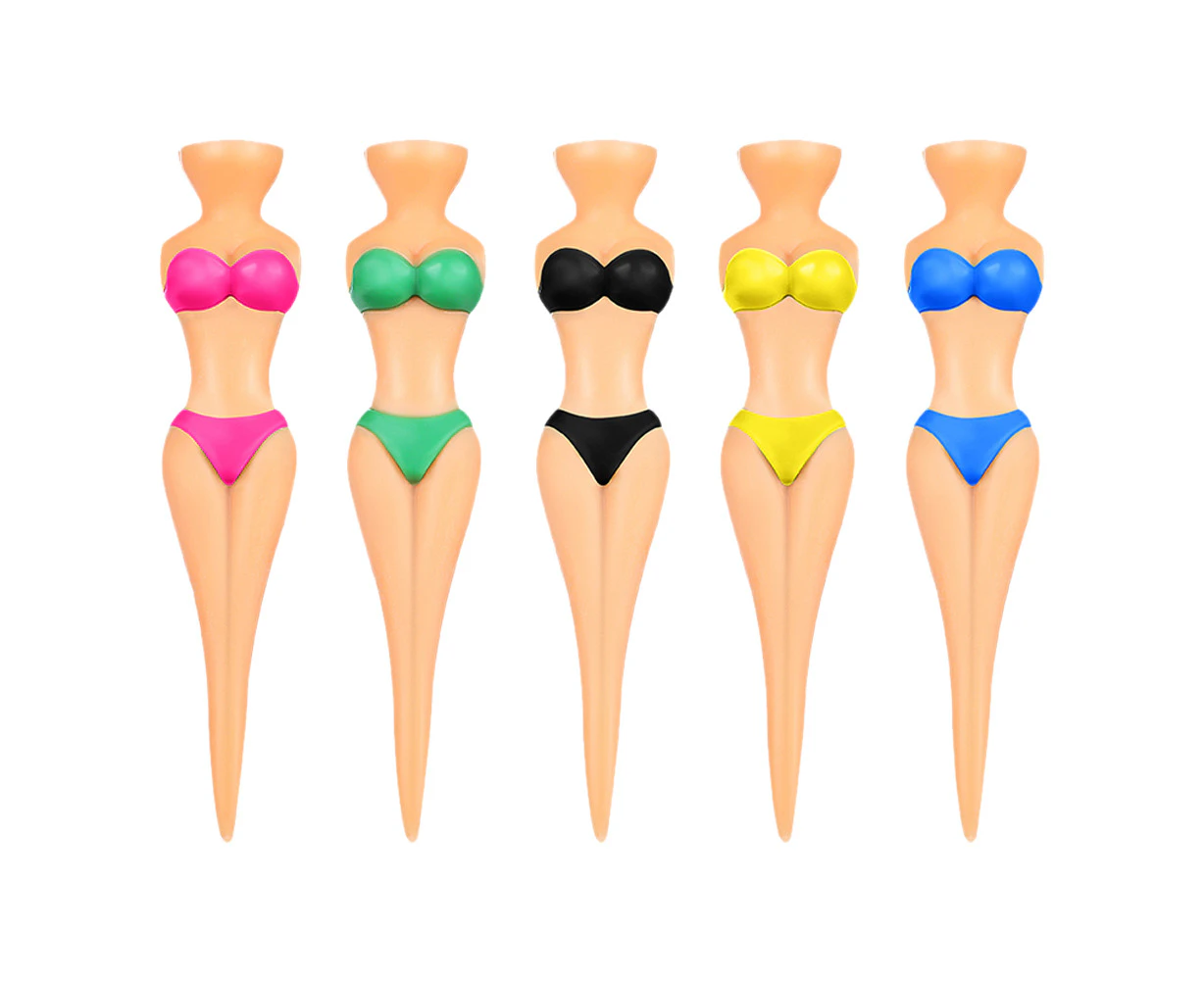 5Pcs Plastic Golfs Tee Bikini Ladies Golfs Tee Bikini Women Golfs Tees Small Golfs Tees Small Golfs Tees