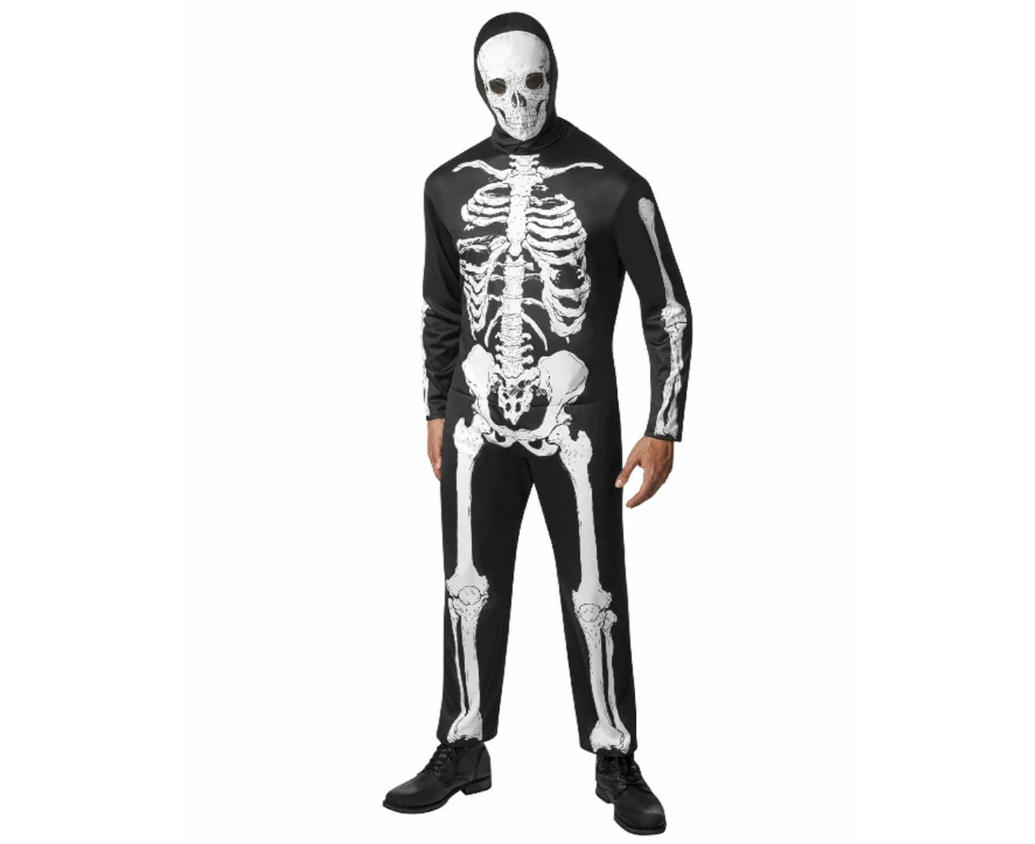 Classic Skeleton Bones Mens Costume