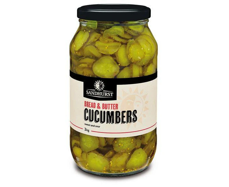 Cucumbers Sweet & Sour Bread & Butter Style 2Kg