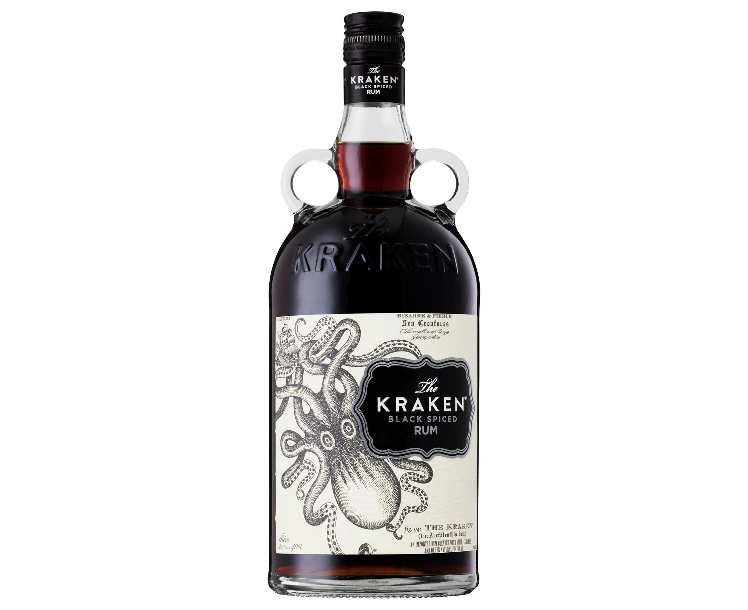 The Kraken Black Spiced Rum 1L Bottle - 1 litre