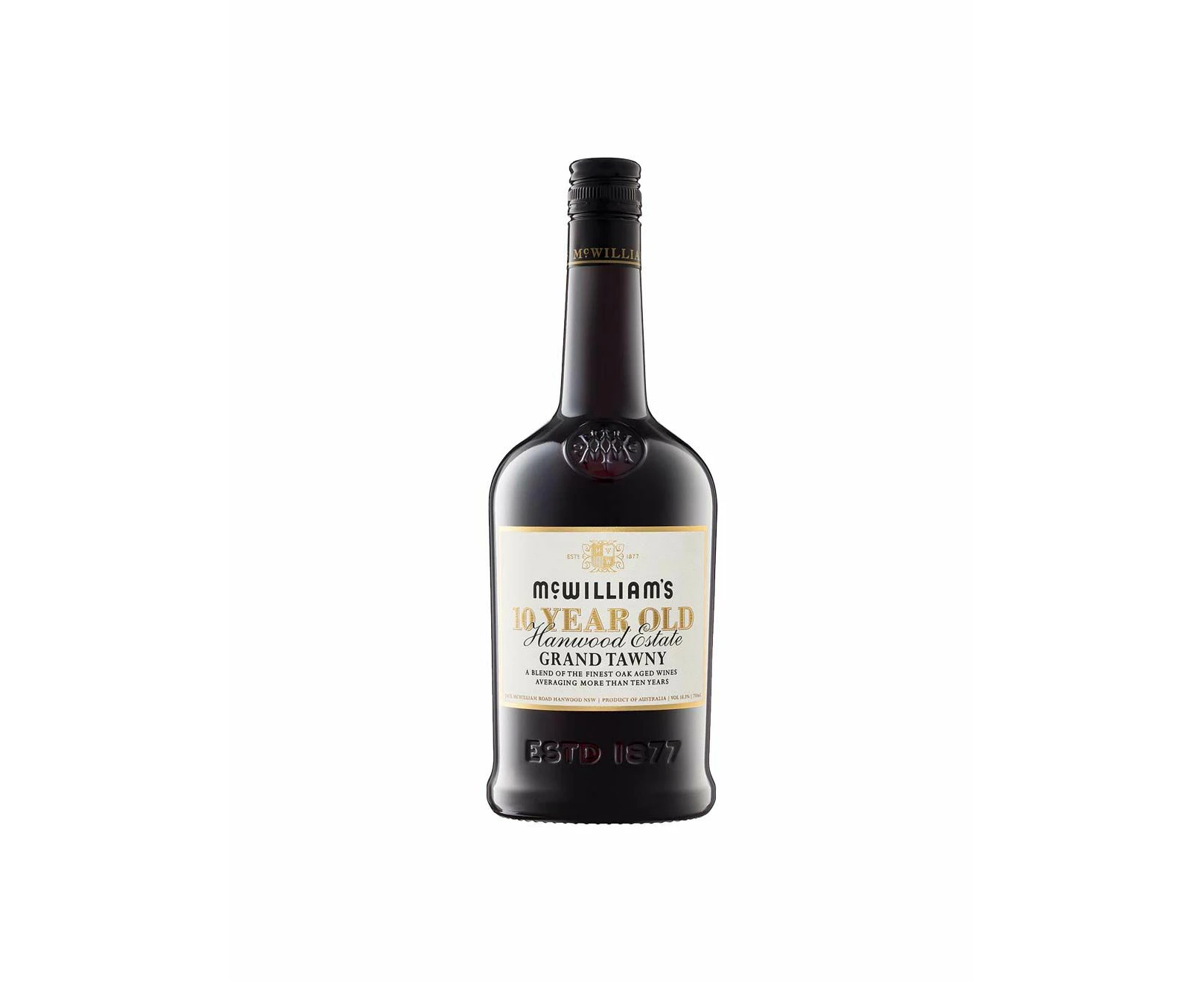 McWilliams Hanwood 10YO Grand Tawny 750mL Bottle