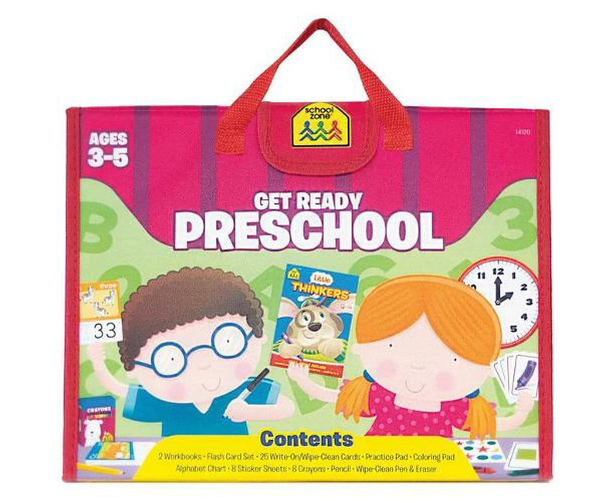 School Zone Get Ready Preschool Learning Playset