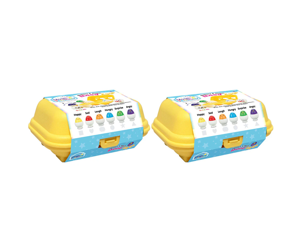 2x Magic Sensory Mood Eggs Kids/Toddler Early Learning Educational Toy 18m+