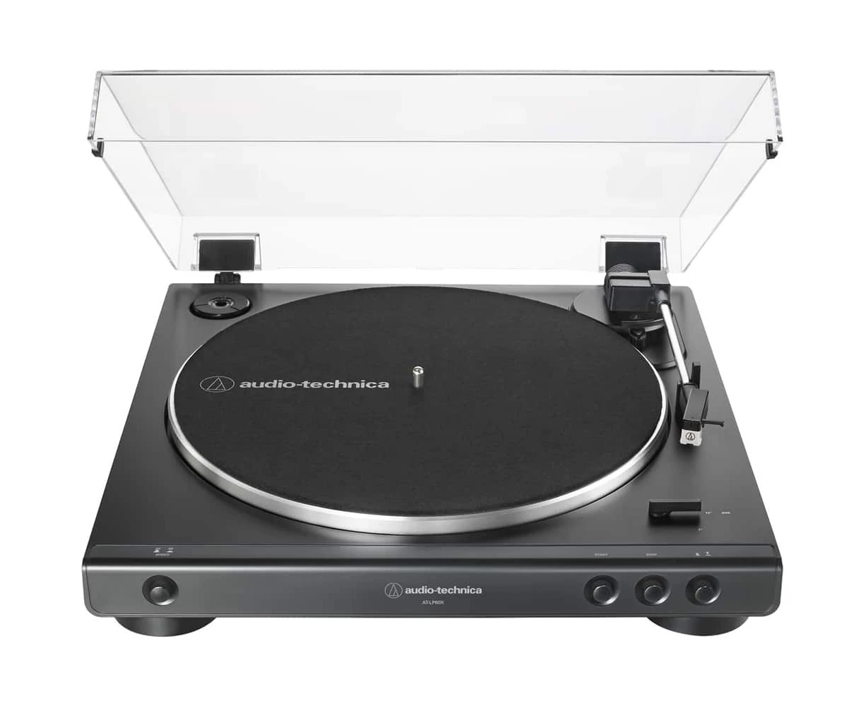 Audio-Technica AT-LP60X-BK Vinyl Records Stereo Turntable Black