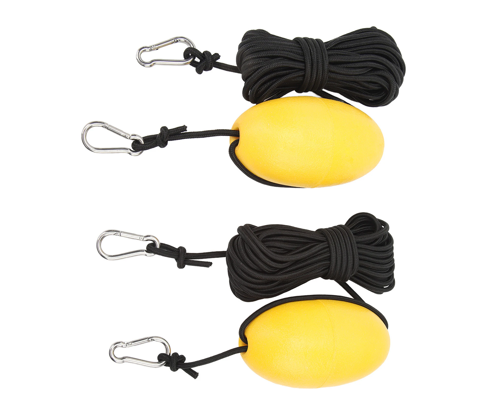 2pcs Marine Rope Tow Line Buoy Ball 30 Feet Drift Anchor Rope for Boat Yacht Jet Ski Inflatable