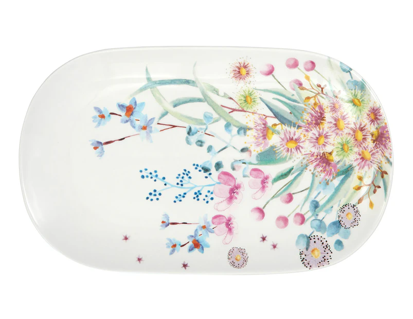 Maxwell & Williams 37x23cm Eucalyptus Bloom Oval Platter