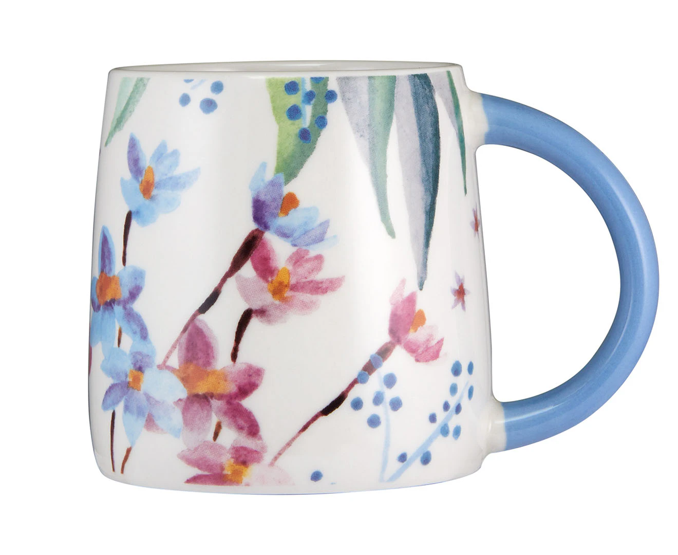 Set of 6 Maxwell & Williams 350mL Eucalyptus Blooms Mugs