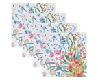 Set of 4 Maxwell & Williams 45x45cm Eucalyptus Bloom Napkins