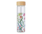 Maxwell & Williams 550mL Eucalyptus Bloom Glass Water Bottle