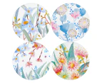 Set of 4 Maxwell & Williams 10cm Eucalyptus Bloom Ceramic Coasters