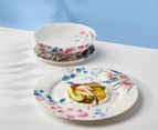 Maxwell & Williams 12-Piece Eucalyptus Bloom Rim Dinner Set