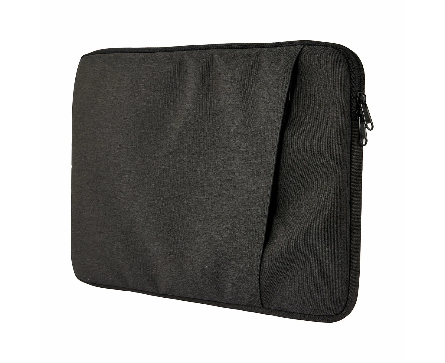 Dark Player Universal 13-inch Laptop Sleeve with Front Pocket &  zip closure - Black