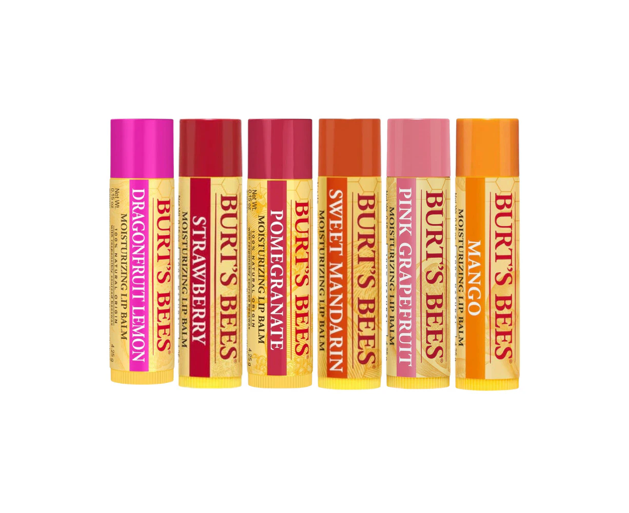 Burt's Bees Tropical Dreaming Lip Balm Set 6x4.25g