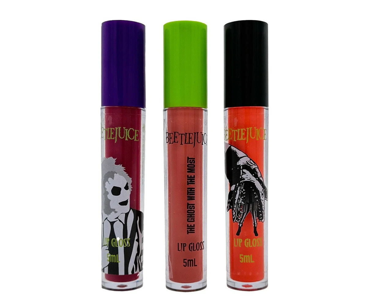 Beetlejuice Beetlejuice - Shimmer Scented Lip Gloss Set 3-Pack