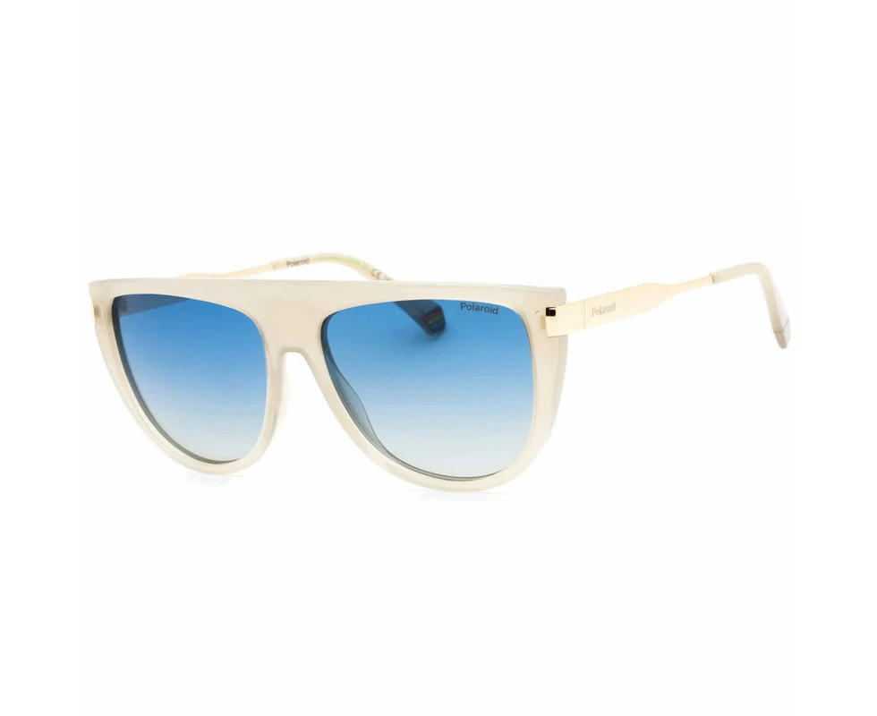 Polaroid Core PLD 6221/S/X 010A Z7 Beige/Blue Sf Polarised Full-Rim Sunglasses