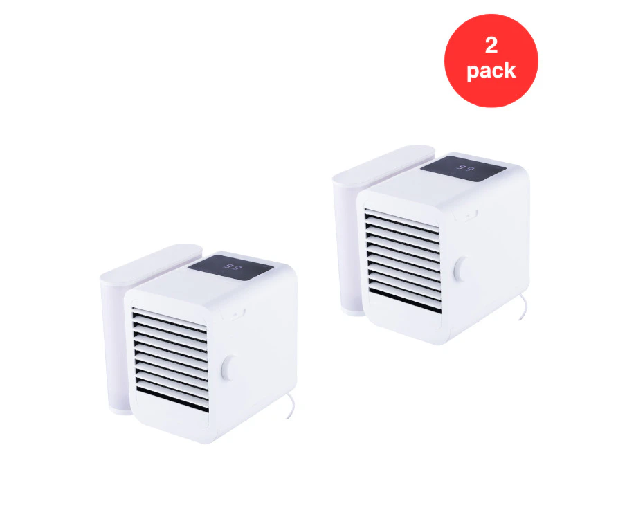 Koolmaxx 1 Ltr Desktop Air Cooler Chill Maxx - 2 Pack