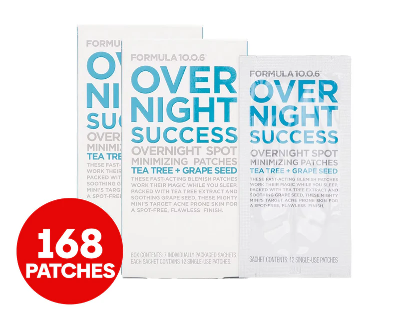 2 x 7pk Formula 10.0.6 Overnight Success Spot Minimizing Patches