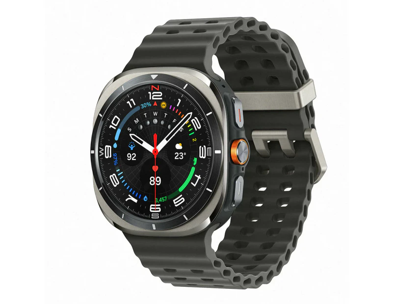 Samsung Galaxy Watch Ultra LTE 47mm Titanium Marine Band - Silver/Dark Grey