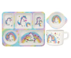 Maxwell & Williams Jedda Robaard Magical Tales Melamine 3-Piece Dinner Set - Unicorn