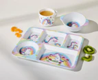 Maxwell & Williams Jedda Robaard Magical Tales Melamine 3-Piece Dinner Set - Unicorn