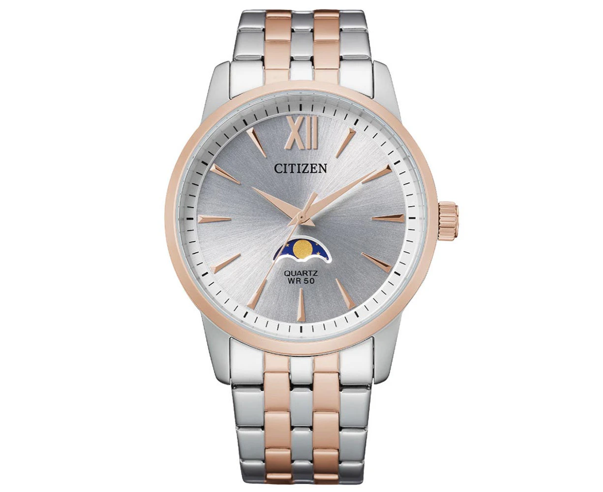 Citizen Two-Tone Moonphase Stainless Steel Men's Watch (AK5006-58A)