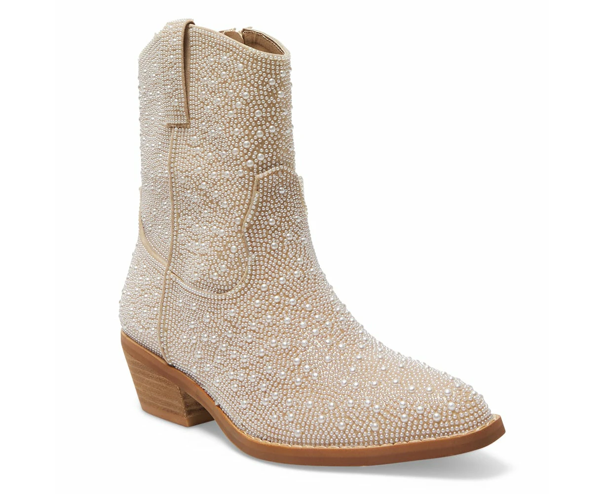 Womens Footwear Ravella Lady Ivory Pearl Boot