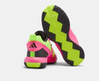 Adidas Kids'/Youth Cross Em Up Select J Sneakers - Lucid Pink/Aurora Black/Lucid Lemon