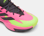 Adidas Kids'/Youth Cross Em Up Select J Sneakers - Lucid Pink/Aurora Black/Lucid Lemon