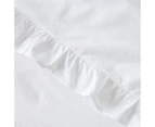 Target Ruffle Australian Cotton Flat Sheet