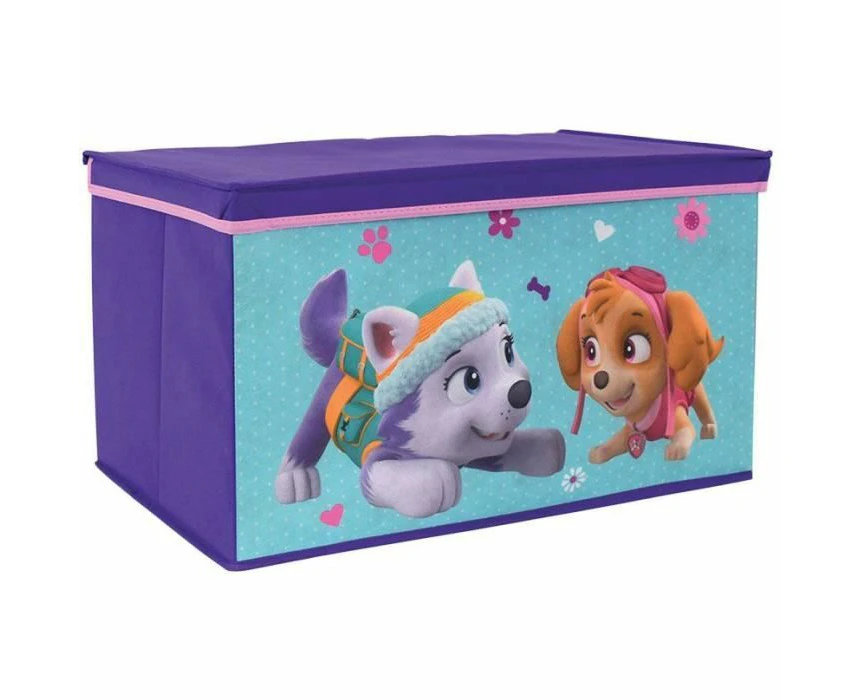 Fun House 712724 Paw Patrol Girl Foldable Toy Box for Children Aged 3+